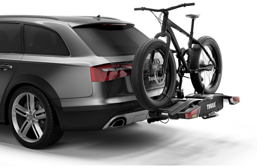 Tack vare den höga lastkapaciteten går det även att transportera elcyklar och tunga mountainbikes