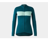 Cykeltröja Trek Circuit Ws LTD LS långärmad tröja dam blue/green