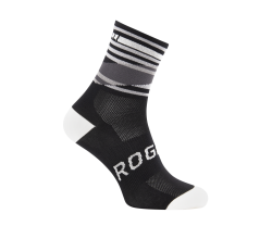 Strumpor Rogelli Stripe Socks Svart/Vit 