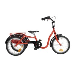 Trehjuling Skeppshult S3 16 Mini 3-växlar Innerligt Röd Metallic
