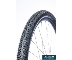Dubbdäck Elcykel Suomi Tyres Routa TLR W248 E-Bike 54-584 (27.5 x 2.10") Reflex/svart
