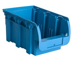 Förvaringslåda Unior Plastic Box 3 St 100X160X75 Blå