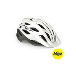 Cykelhjälm MET Veleno MIPS vit/grå
