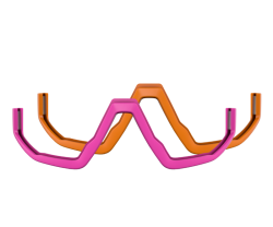 Reservdel Bliz Fusion Jawbones Packages rosa/orange