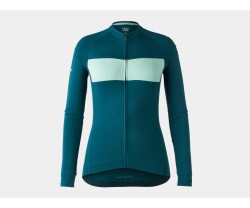 Cykeltröja Trek Circuit Ws LTD LS långärmad tröja dam blue/green