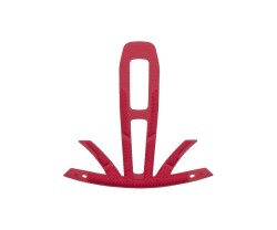 Hjälmkuddar Bontrager Starvos WaveCel Pad Small röd