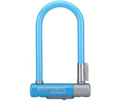 Bygellås Kryptonite Kryptolok 2 Mini 7 blå med Flexframe fäste SSF-Godkänt 8.2 x 17.8 cm