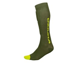 Benskydd Endura SingleTrack Shin Guard Sock grön