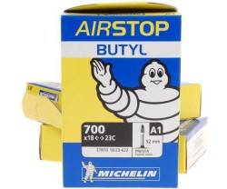 Cykelslang Michelin Airstop A1 18/25-622 racerventil 52 mm