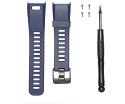 Armbandssats Garmin Vivosmart silikon mörkblå medium