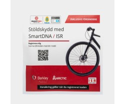 DNA-märkning SmartDNA / ISR med försäkring Stöldskydd för Cykel