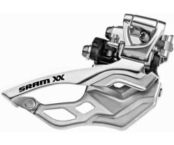 Framväxel SRAM XX 2 växlar 38.2 mm high clamp top pull