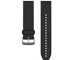 Armband Garmin Quickfit 22 silikon svart/silver
