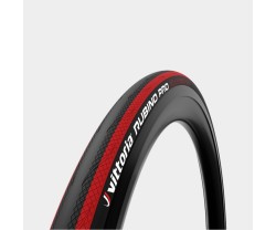 Cykeldäck Vittoria Rubino Pro G2 25-622 (700 x 25C / 28 x 1.00) vikbart röd svart/svart