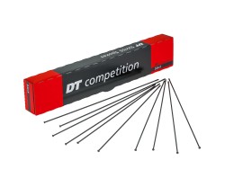 Eker DT Swiss Competition Straightpull Rund 2/1.8 mm 248 mm svart styck