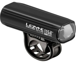 Framlampa Lezyne Power Pro 115+ LED Uppladdningsbara batteri via USB Svart