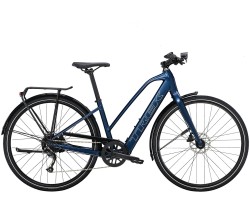 Elcykel Trek FX+ 2 Stagger blå