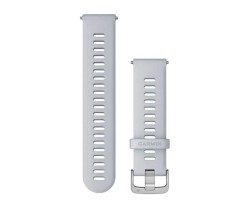 Armband Garmin I Silikon Med Snabbfäste Vit/Silver 22 Mm