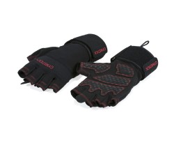 Träningshandskar Gymstick Workout Gloves l/xl black/red