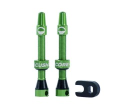 Tubelessventil till Däckinsats Cushcore 44 mm Tubeless Presta Valve Set grön