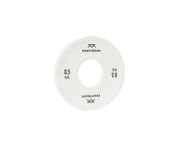 Kraftmark Internationella Viktskivor 50mm Change Plates white 05 kg