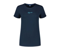 Fritidströja Rogelli Logo T-shirt Women Blå
