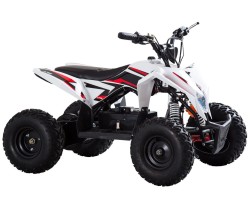 Elfyrhjuling X-Pro Speedbug el-atv white/red