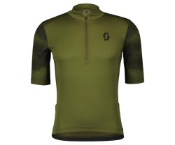Cykeltröja Scott Gravel 10 SS fir green/black